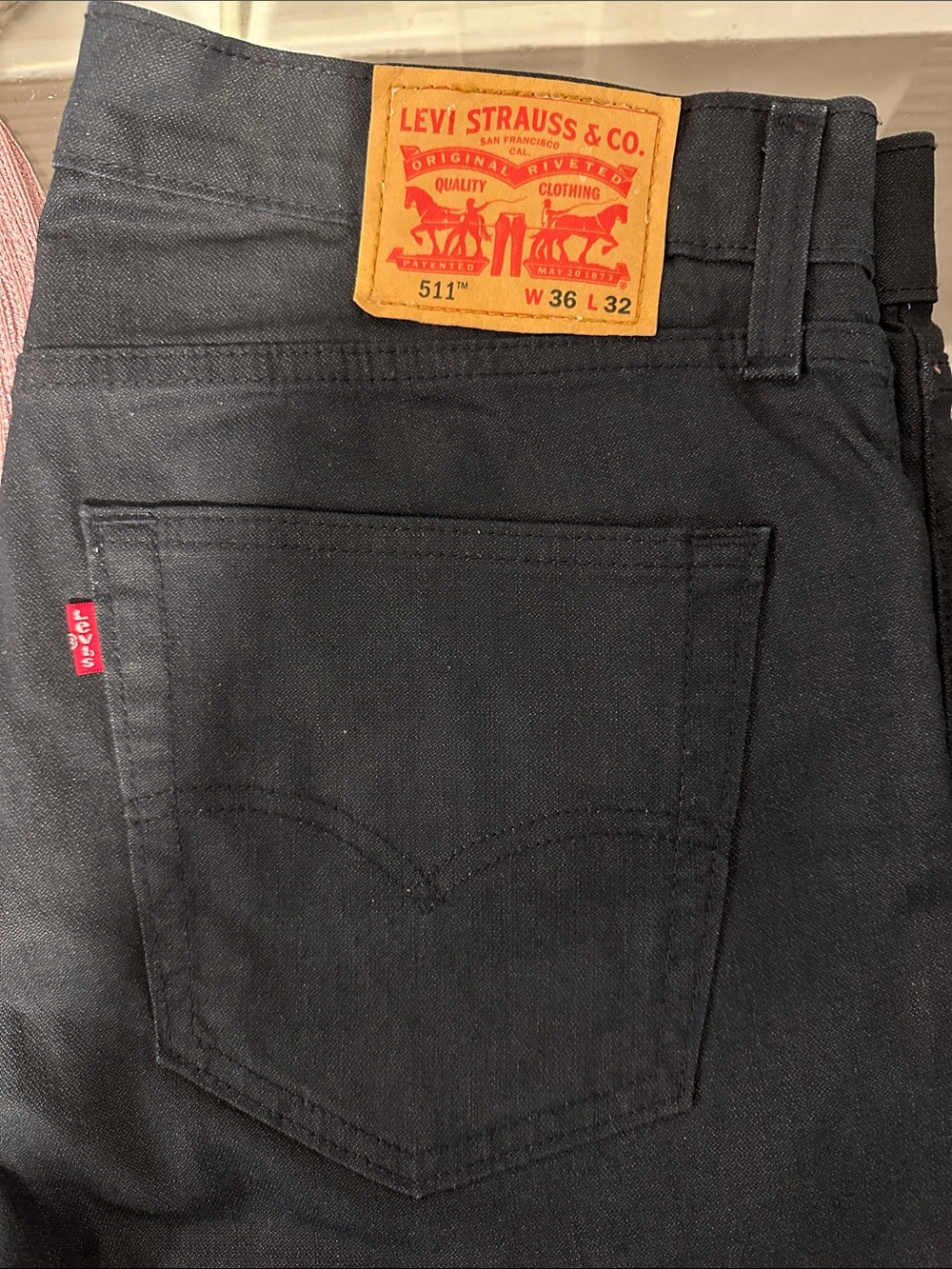 Levi's 511 Slim Straight Jeans in Black
